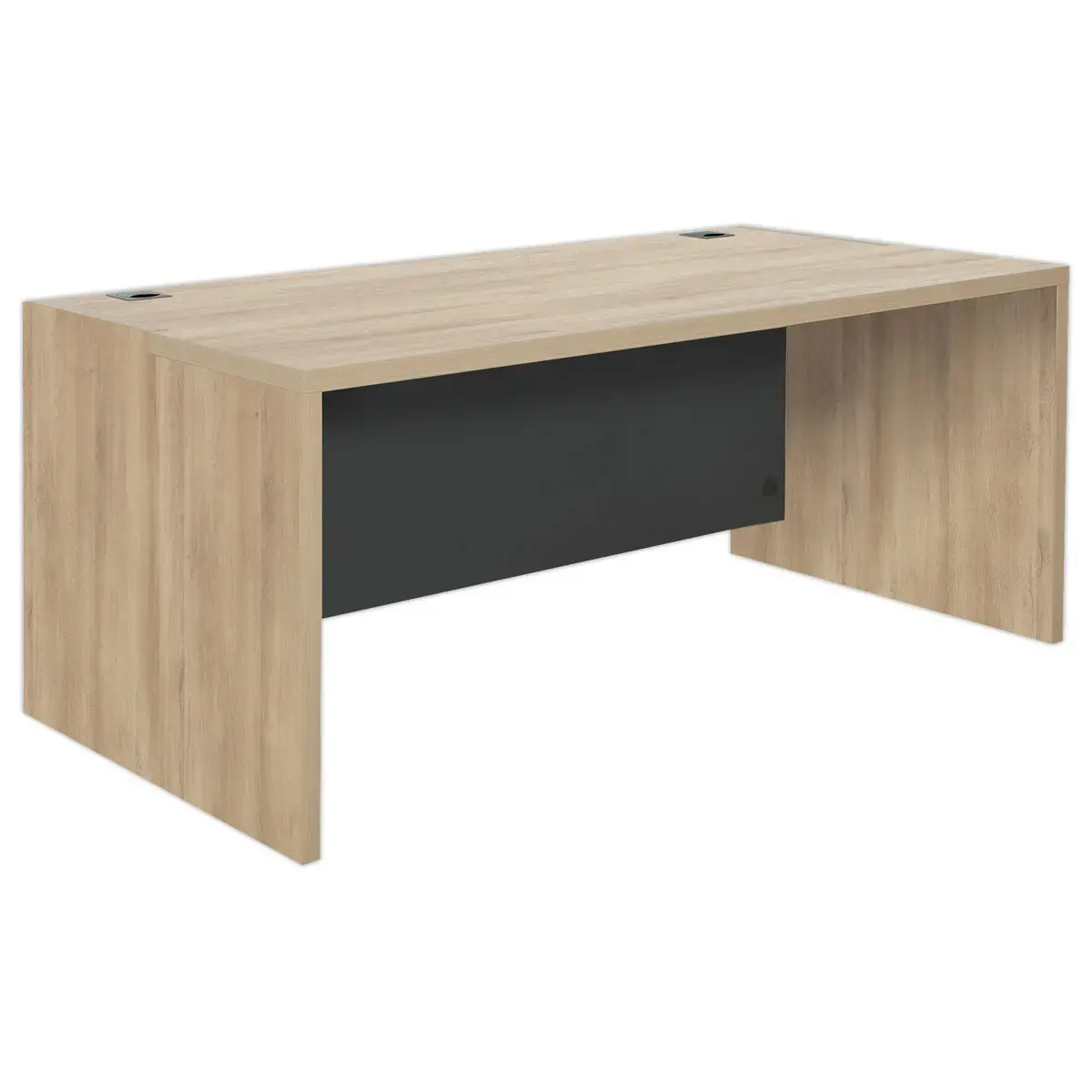 Bureau BARI 180 cm chêne du bocage monté