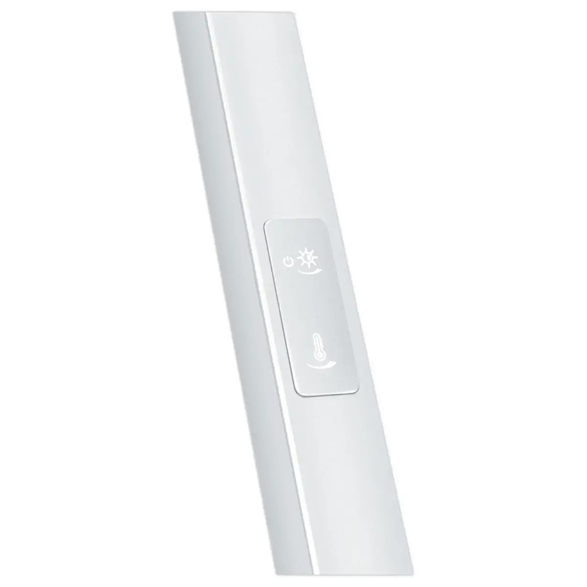 Lampe de bureau LED Giant silva blanc avec socle bois