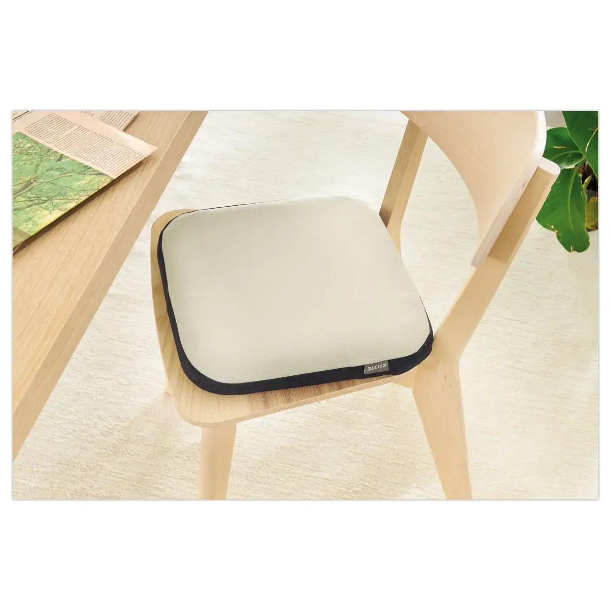 Coussin d'assise ergonomique - Gris clair