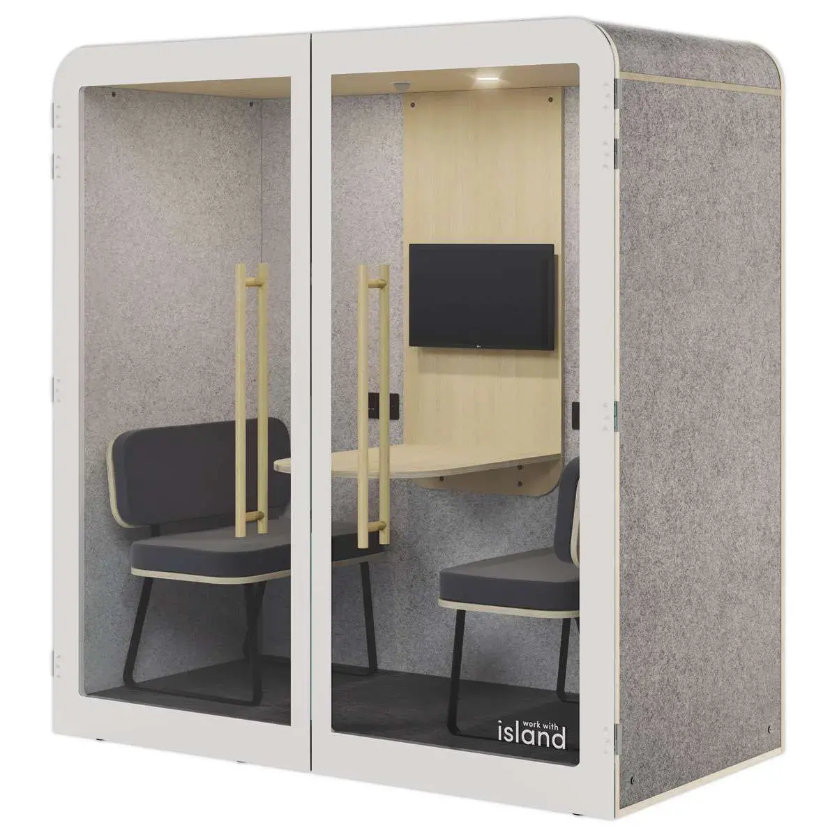 Cabine acoustique pour 2 personnes 
