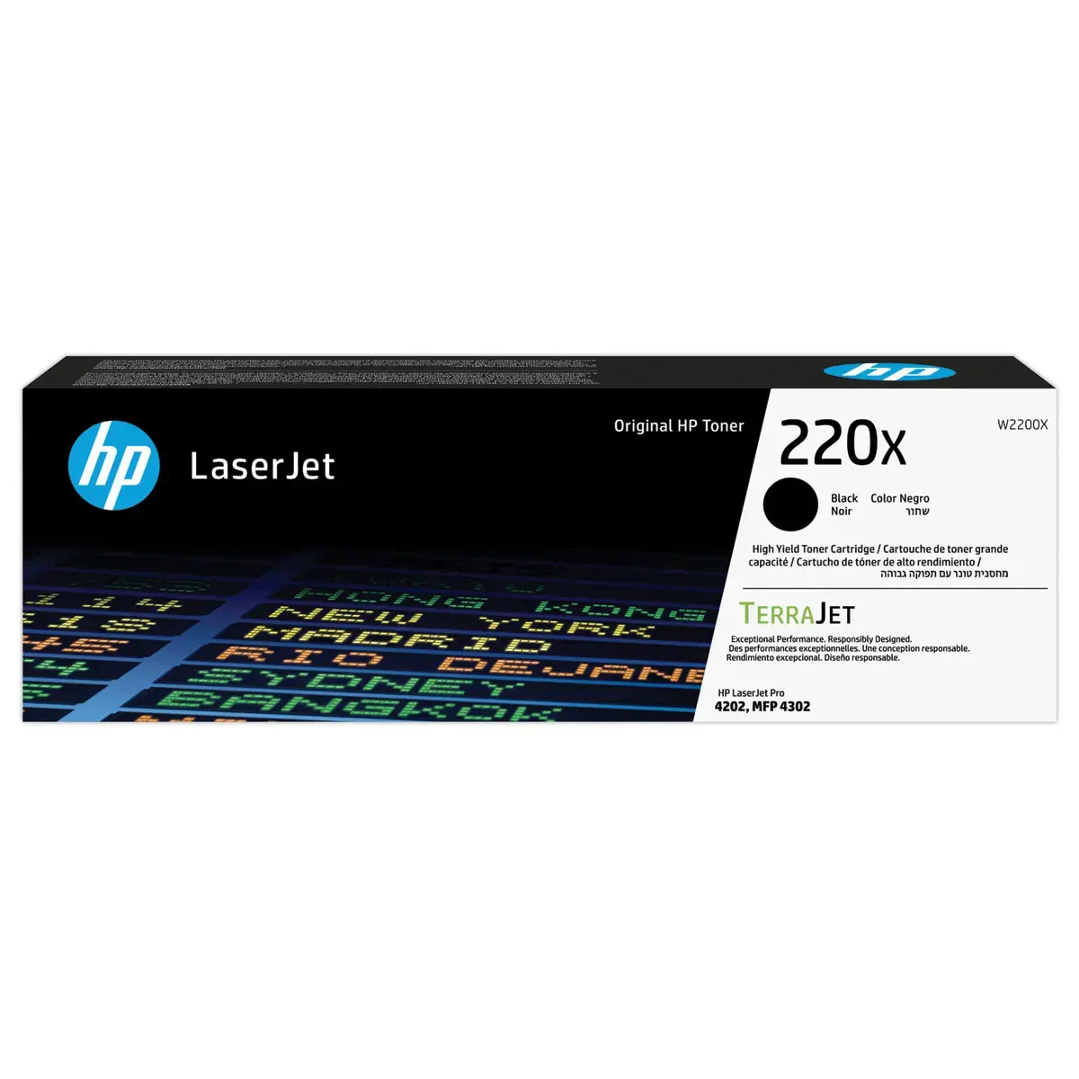 Toner HP 220X TERRAJET - Noir
