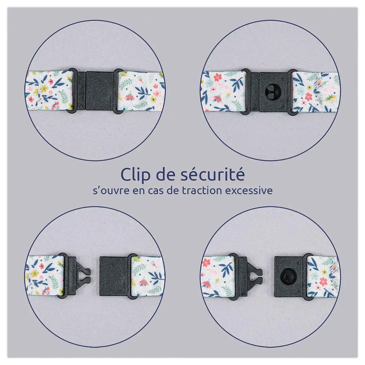 10 Tours de cou recyclés fantaisie x10