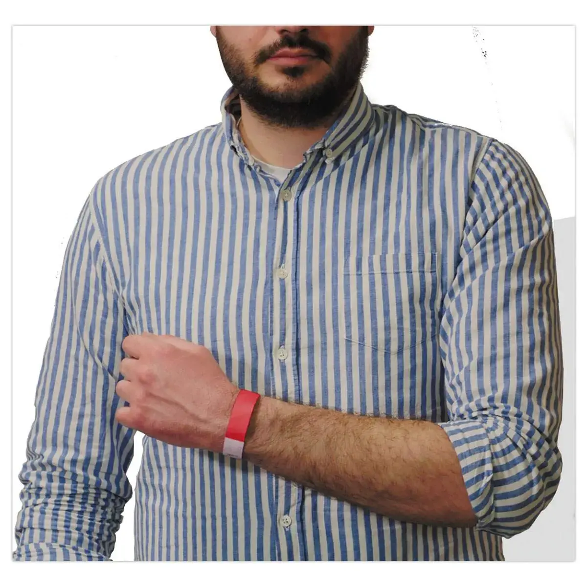 500 Bracelets Tyvek - Jaune - AVERY