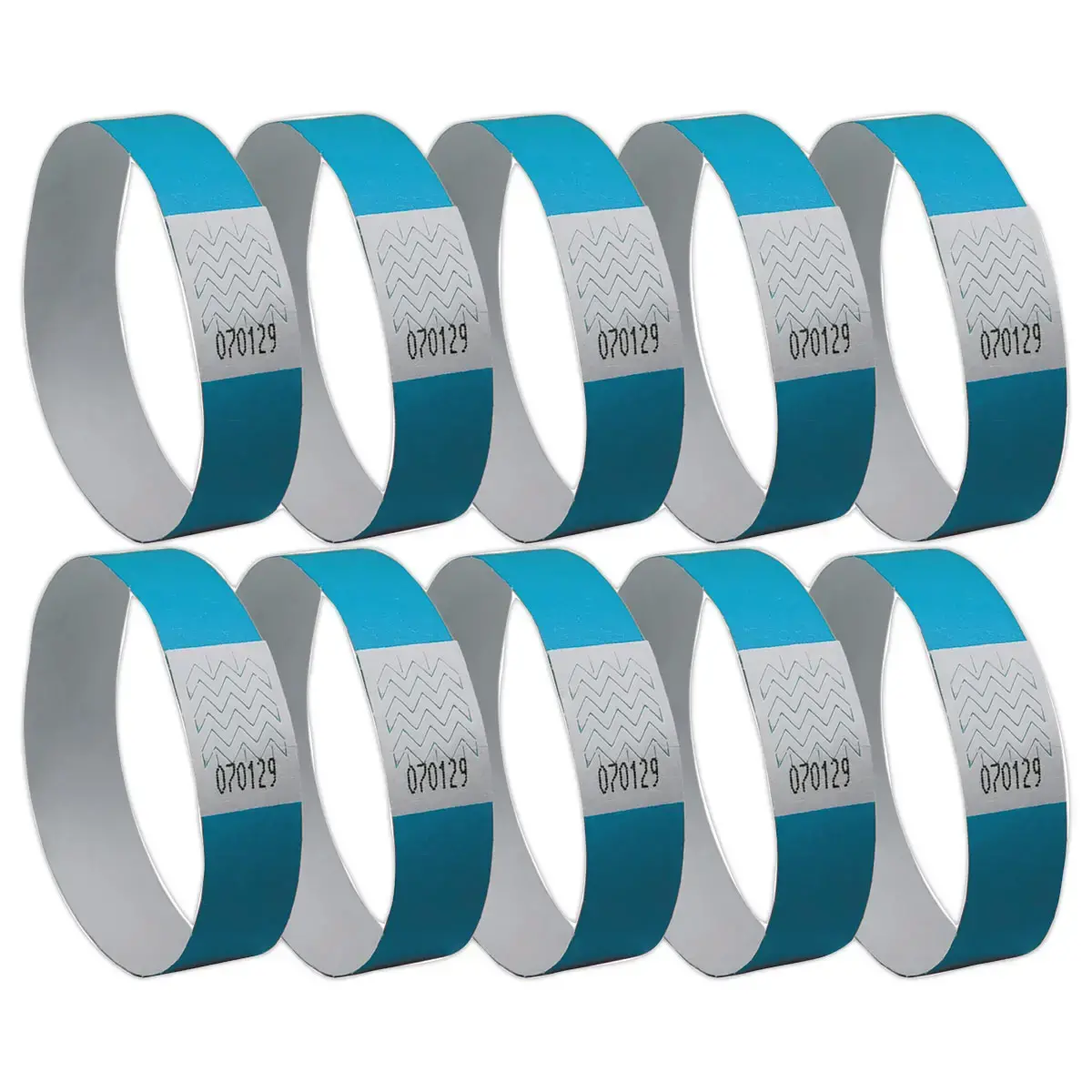 500 Bracelets Tyvek - Bleu - AVERY 