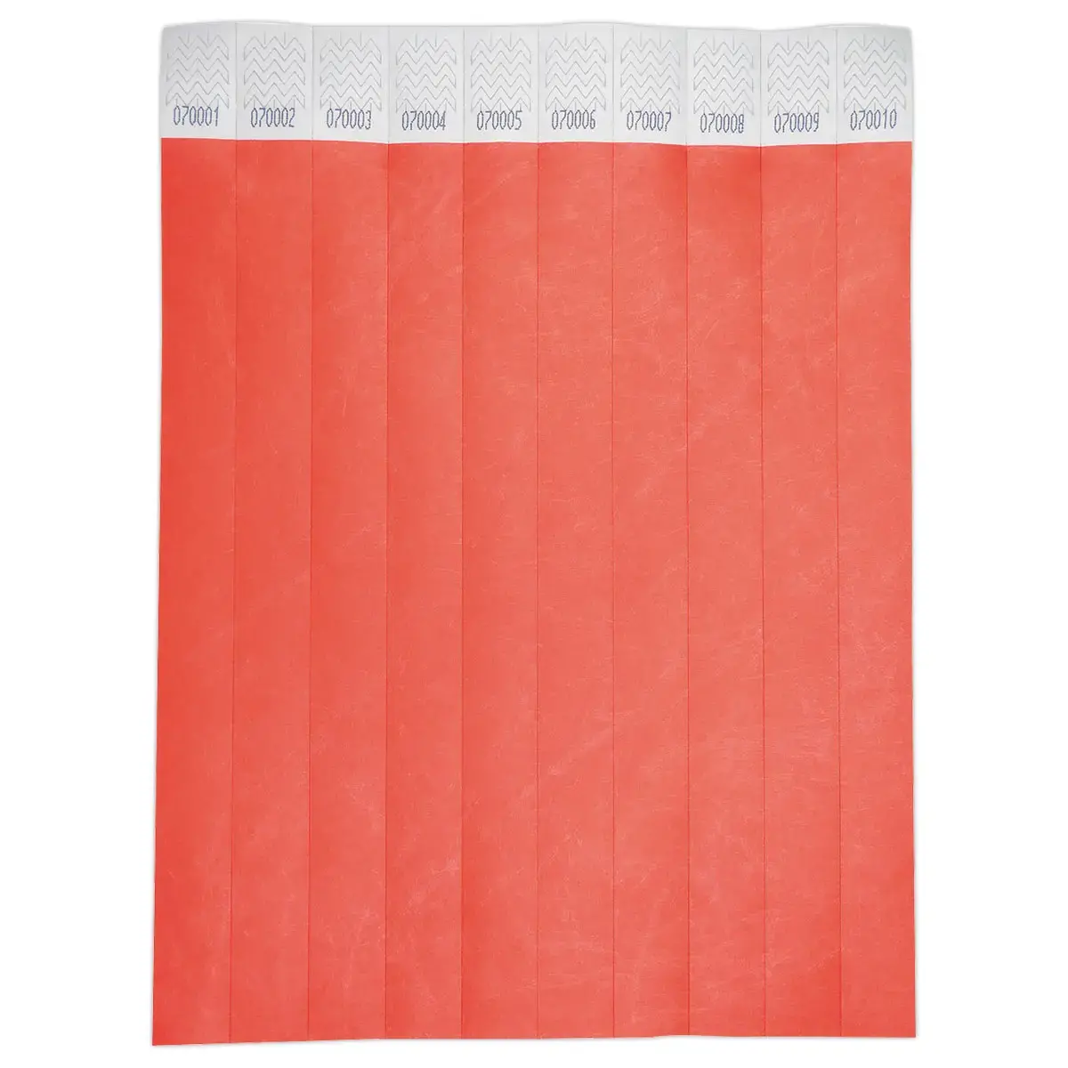 500 Bracelets Tyvek - Rouge - AVERY