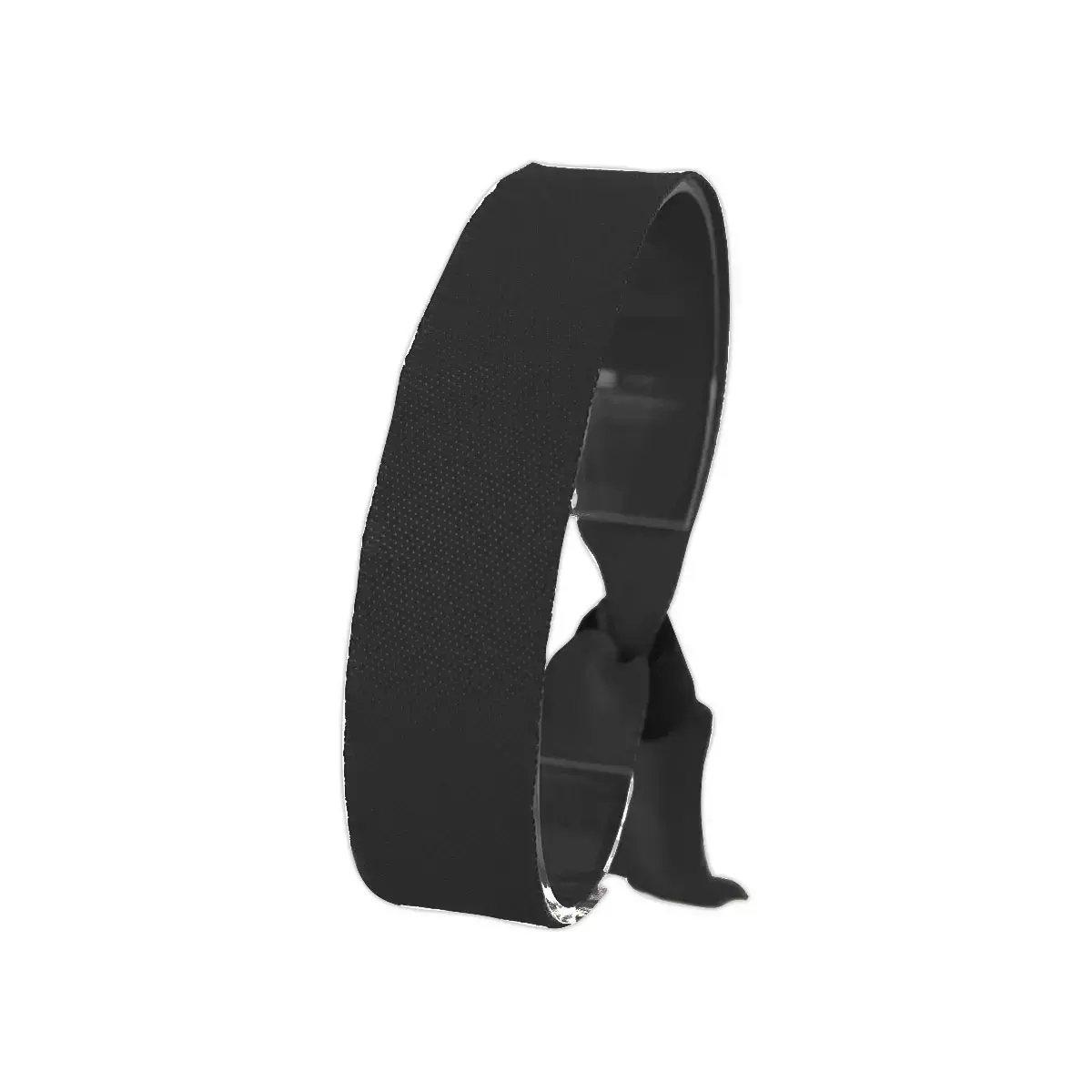 100 bracelets en tissu noirs