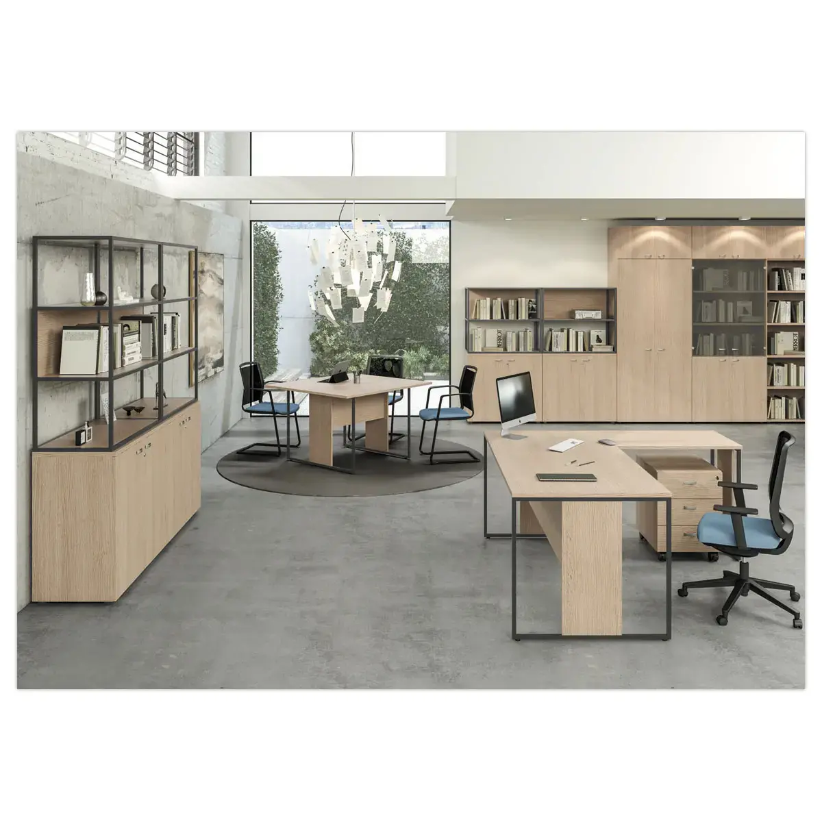 Bureau BELGRADE 140 x 80 blanc pieds blanc mont&eacute; 