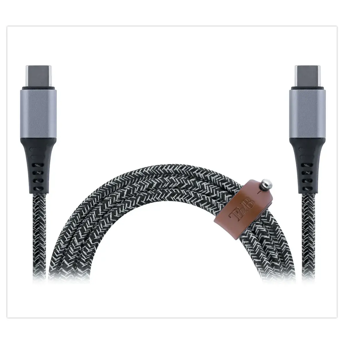 Câble de charge USB-C/USB-C avec attache