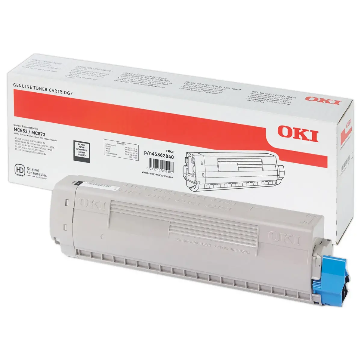 Toner OKI 45862840 - Noir