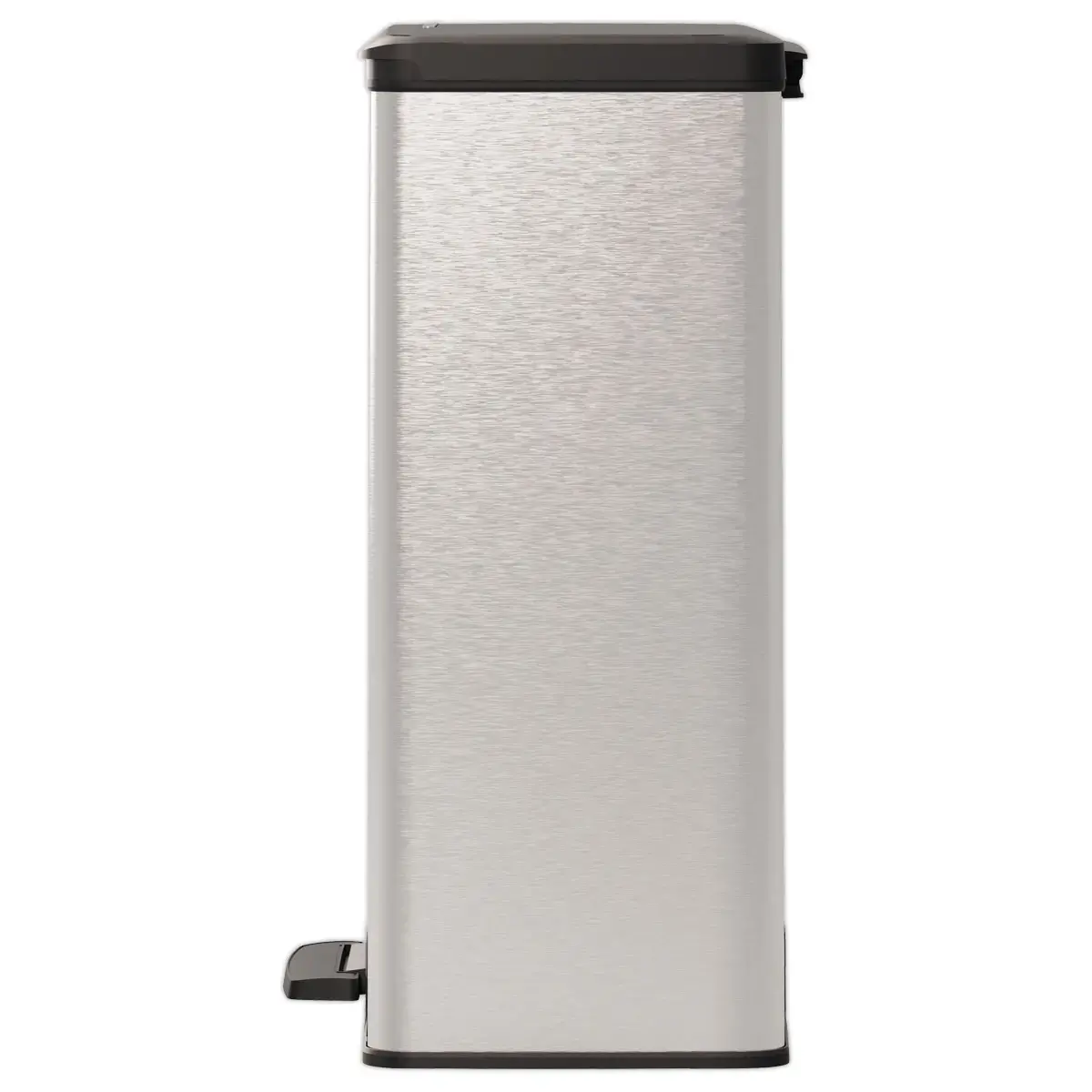 Poubelle Decobin rectangulaire 65l d&eacute;cor m&eacute;tal 