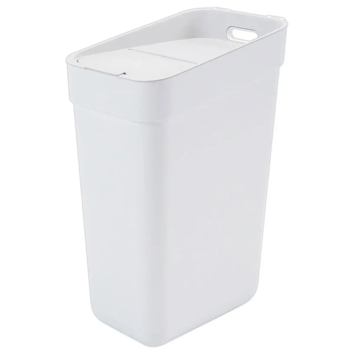 Poubelle à tri ready to collect 30l - blanc/gris