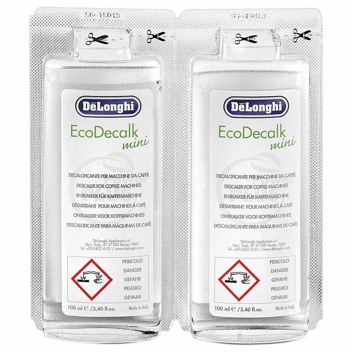 2 Flacons détartrant pour machine à café - 100 ml - DELONGHI
