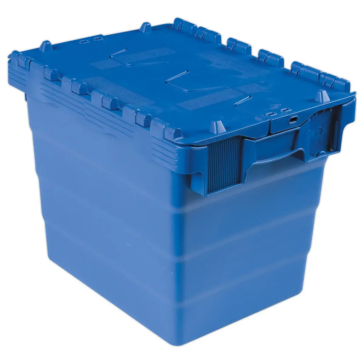 Bac navette gerbable 27 litres bleu 