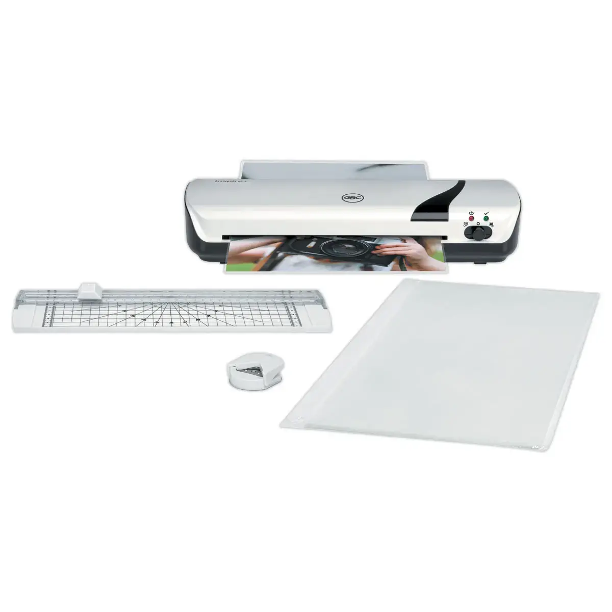 Kit plastifieuse Inspire+ A4 blanc 