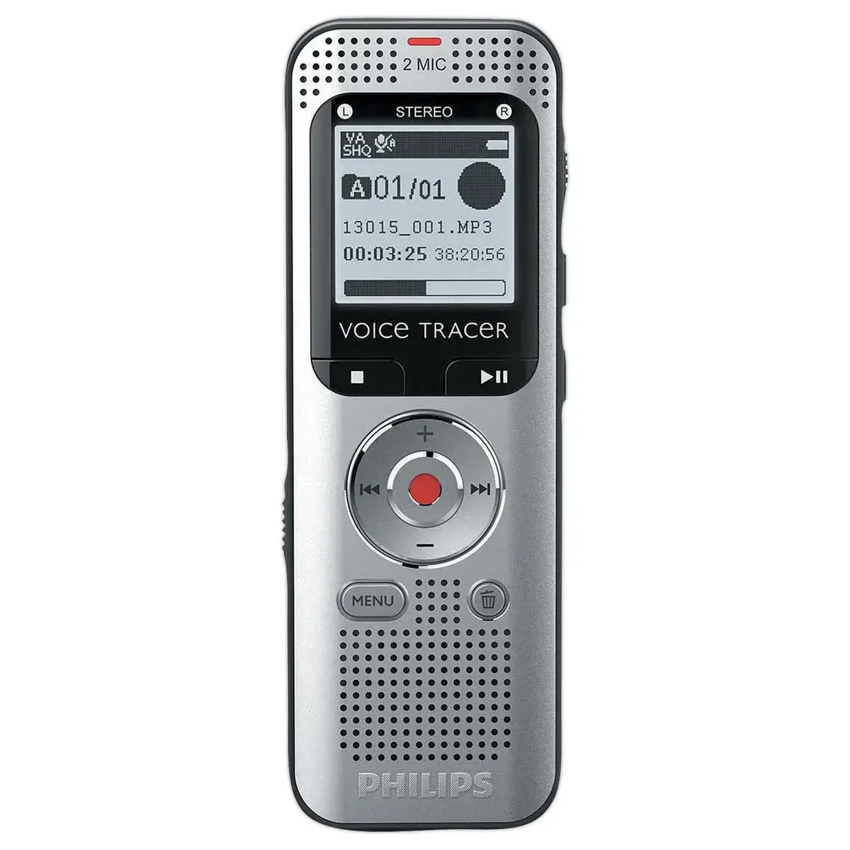 Enregistreur audio DVT2015 PHILIPS gris