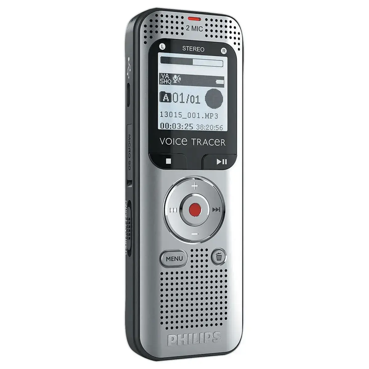 Enregistreur audio DVT2015 PHILIPS gris