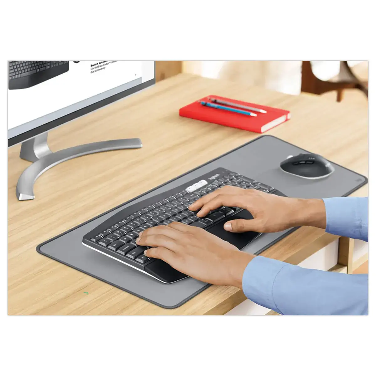 Tapis de souris Logitech sous-main Taille L Studio Series GRIS