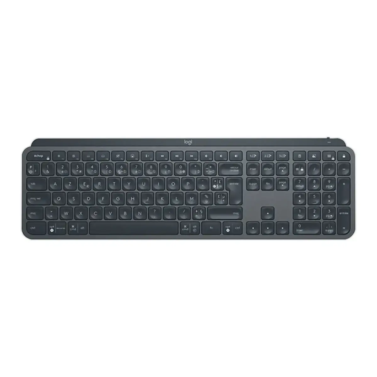 Clavier Logitech MX KEYS S - gris fonc&eacute; 