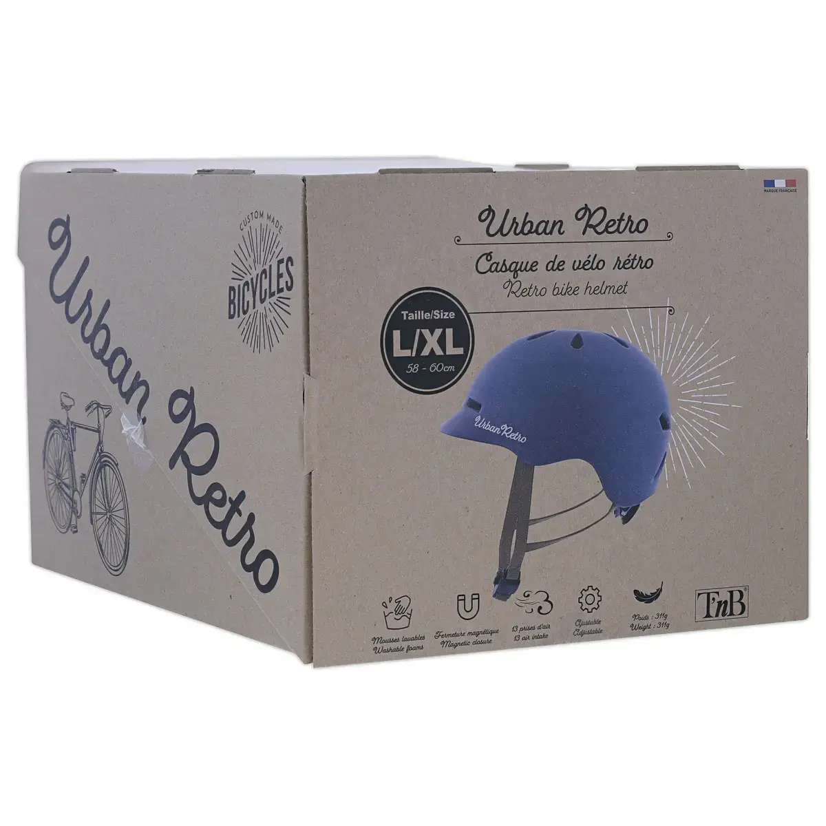Casque de protection vélo URBAN RETRO - Taille L - T'nB