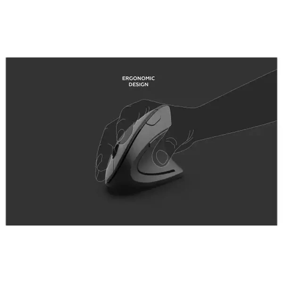 Souris verticale sans fil Mobility Labergonomique pour droitiers