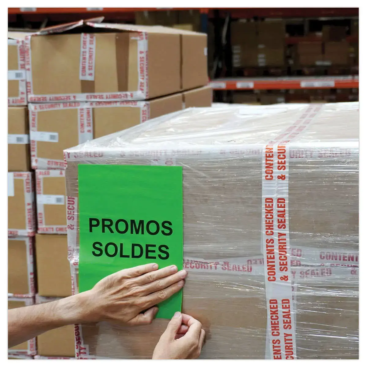50 planches étiquettes L210xH297mm, 50 étiq/ boîte, vert