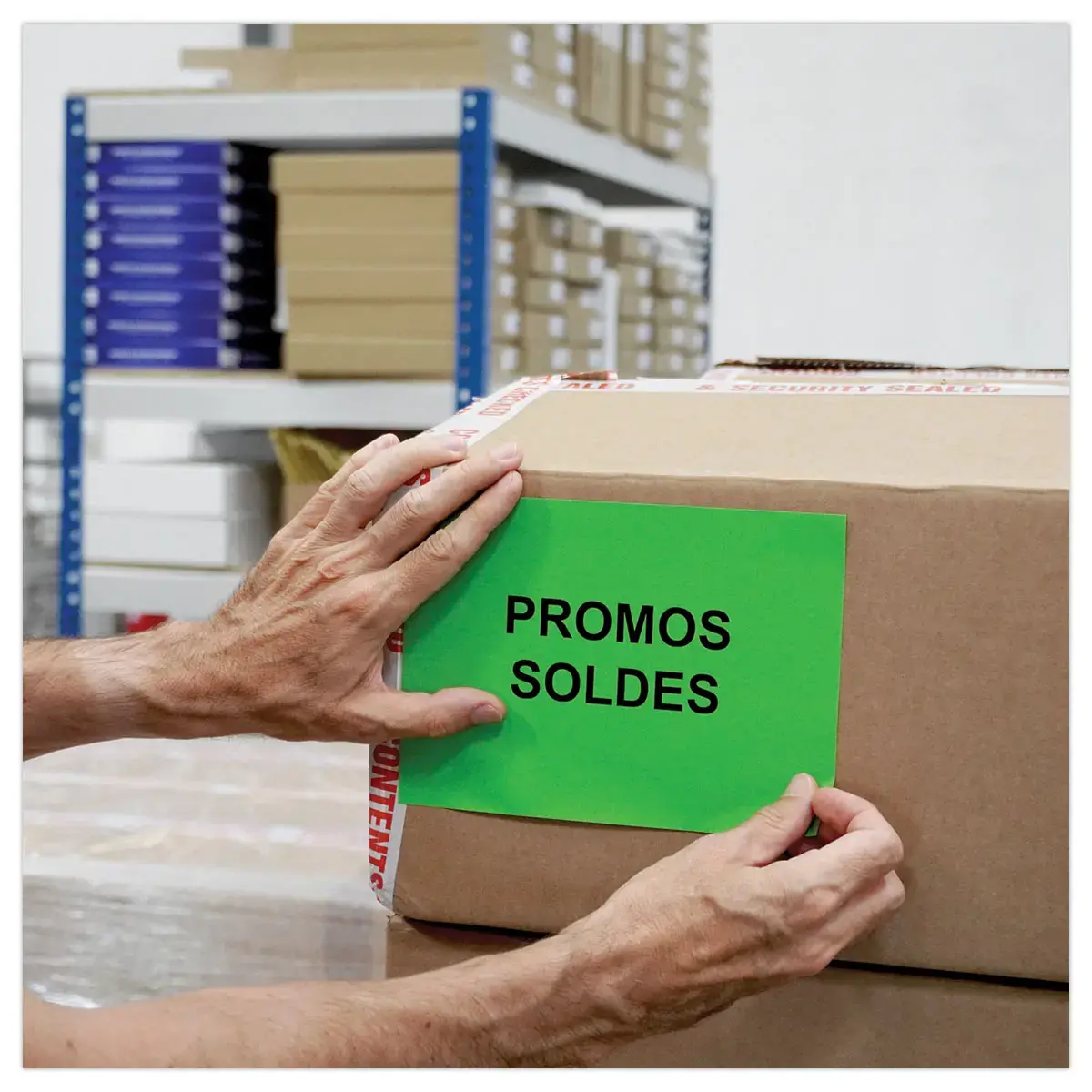 50 planches étiquettes L210xH148mm, 100 étiq/ boîte, vert