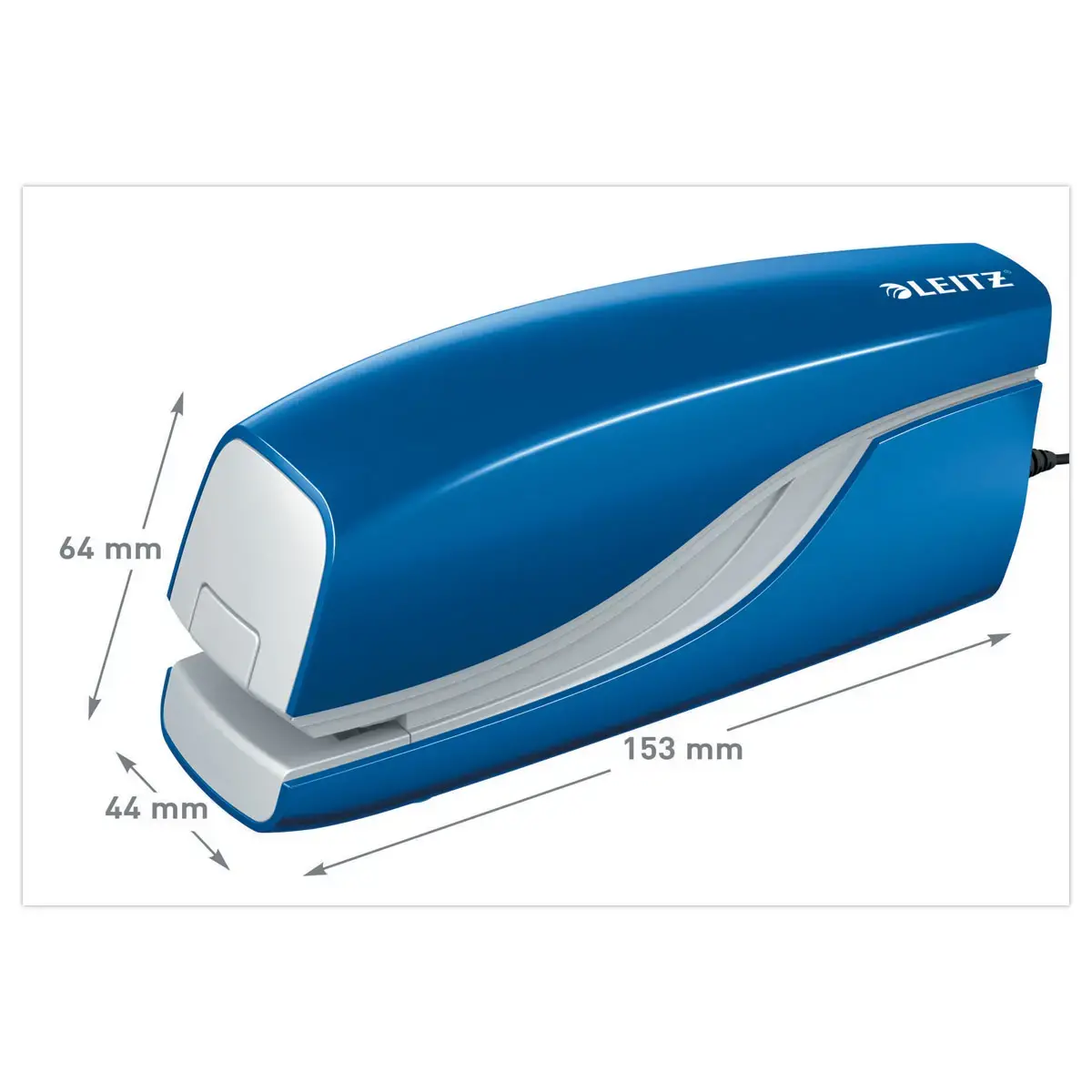 Agrafeuse électrique NeXXt - 10 feuilles - Bleu - LEITZ
