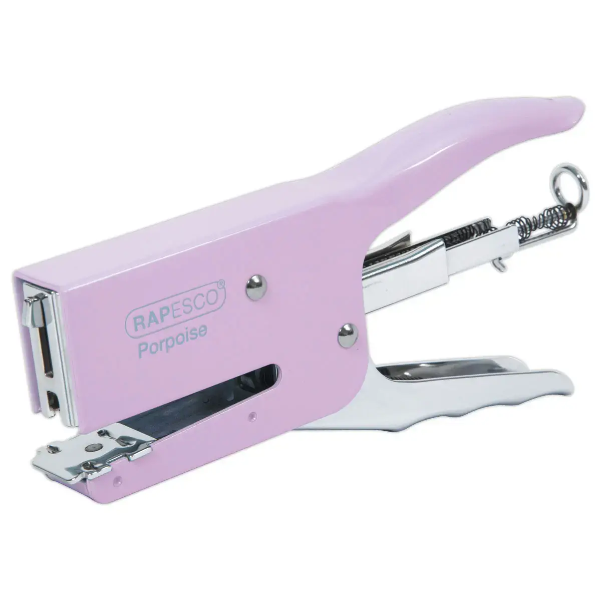 Agrafeuse pince métal Porpoise 40 feuillles 24/6/8 & 26/6/8 - rose