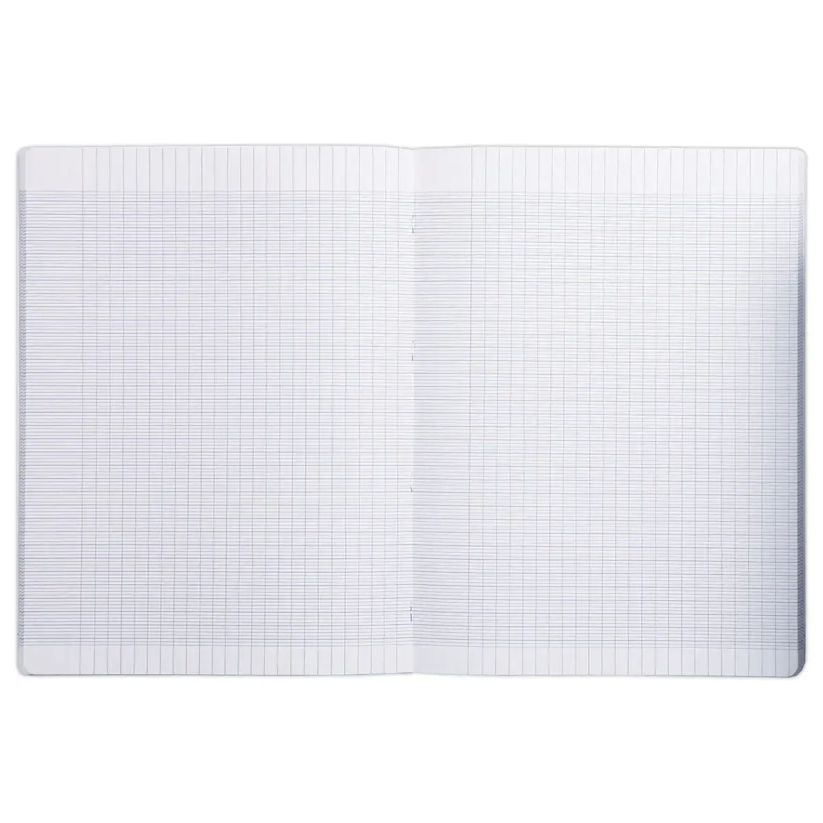 Cahier piqué 24x32 cm 96 pages grands carreaux - couleur aléatoire