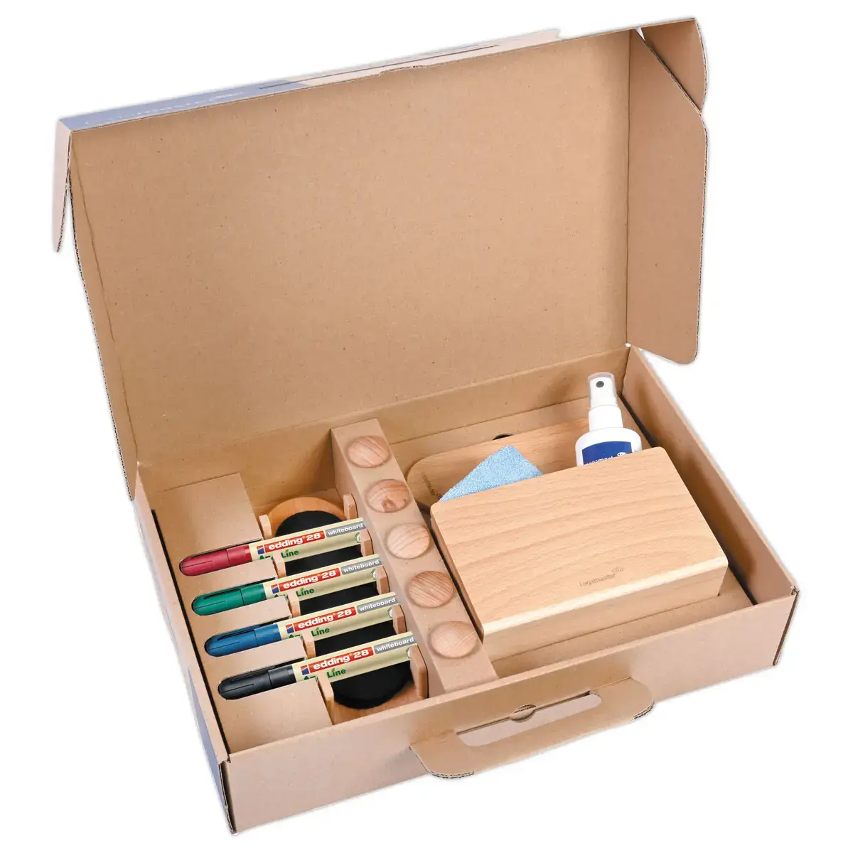 Kit d'accessoires Wooden pour tableau blanc - 17 pièces - Bois FSC® - LEGAMASTER