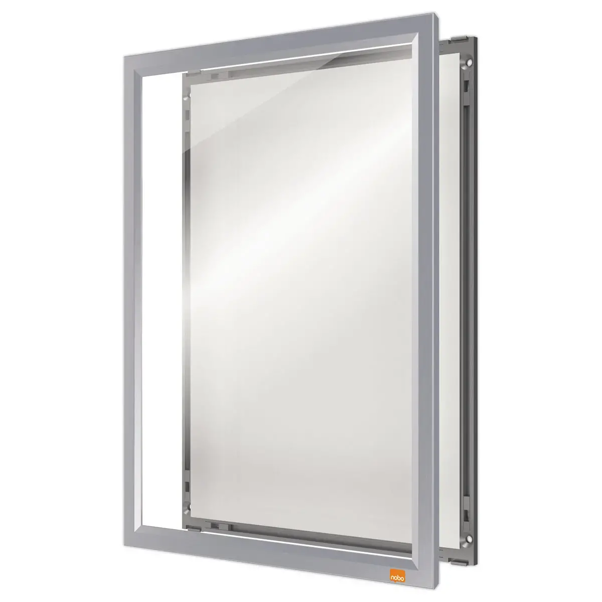 Porte-affiche clipsable A4 Nobo impression - argent