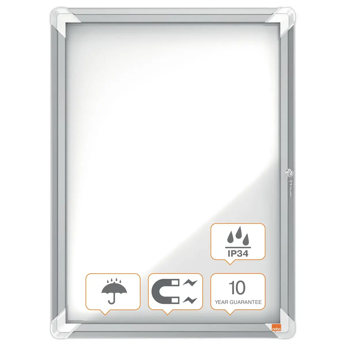 Vitrine d'extérieur magnétique - 4 x A4 - NOBO