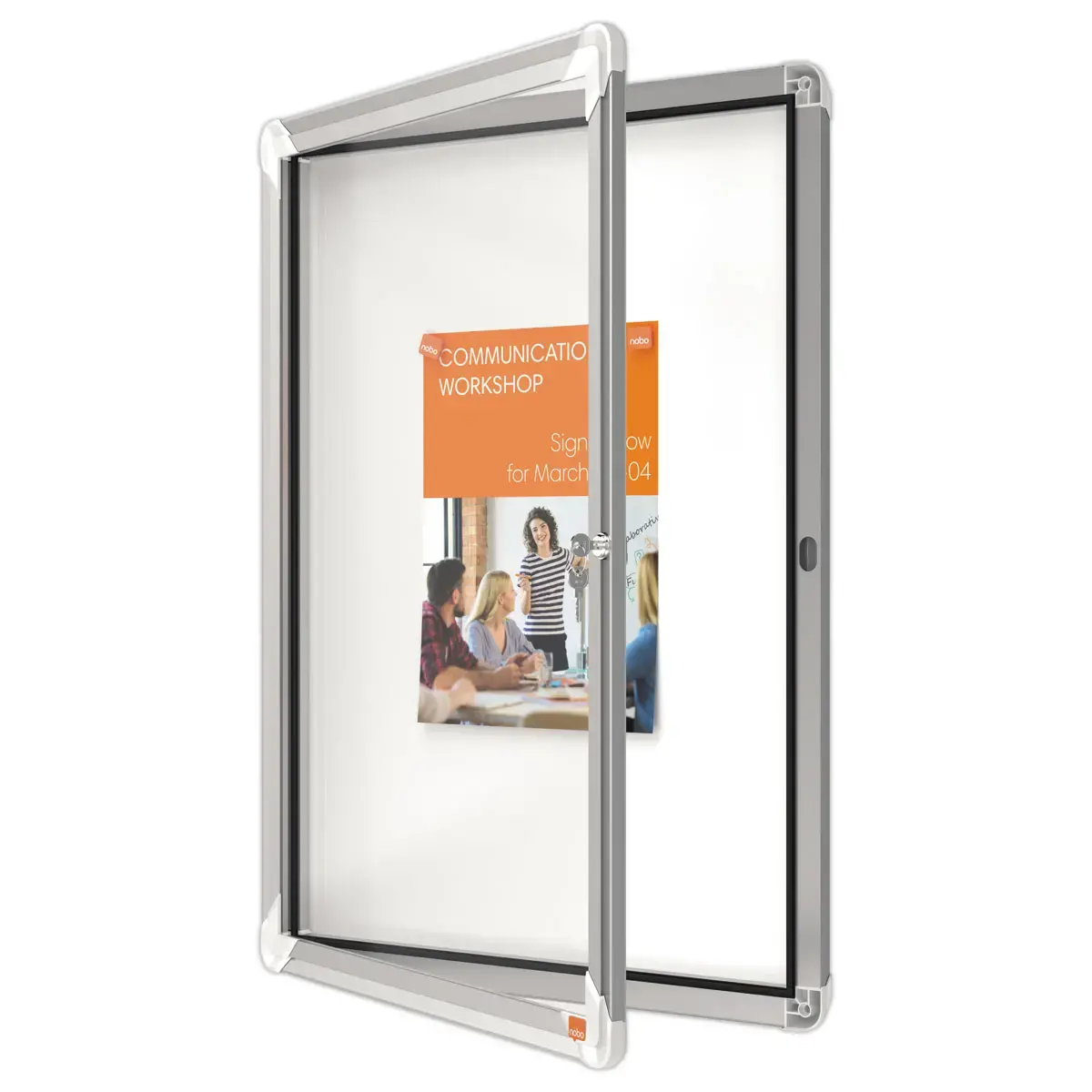 Vitrine d'intérieur magnétique - 4 x A4 - NOBO