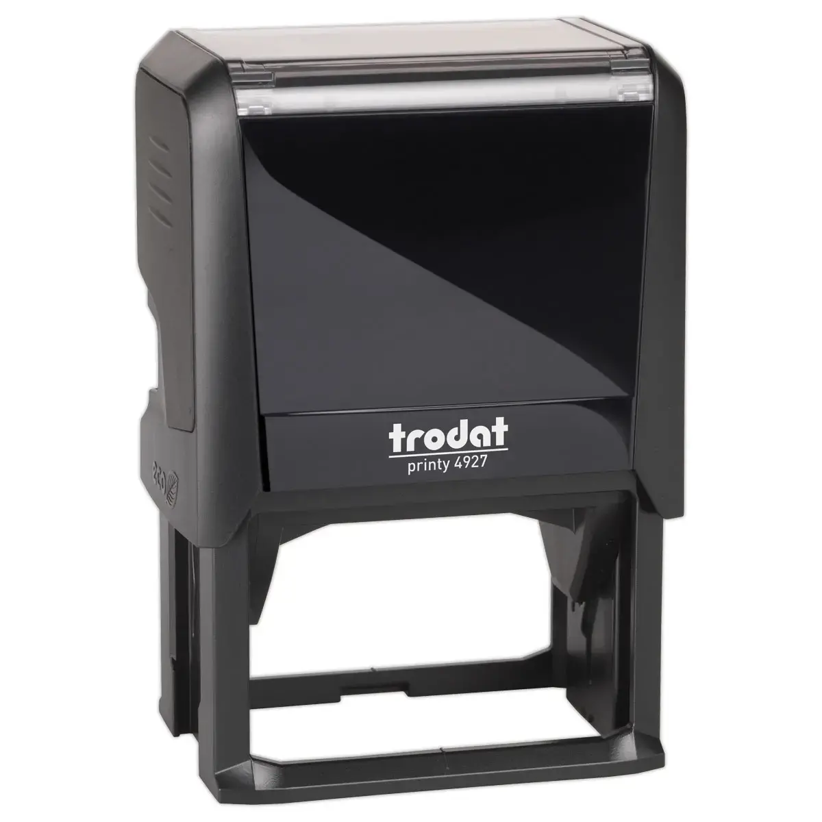 Timbre person.Printy 4927-Bo&icirc;tier noir-Enc.noire-60X40mm-10 lig.max 