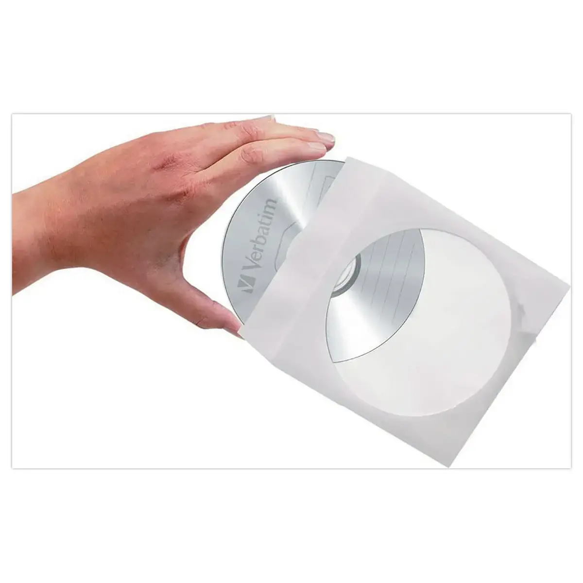 50 Pochettes CD/DVD papier