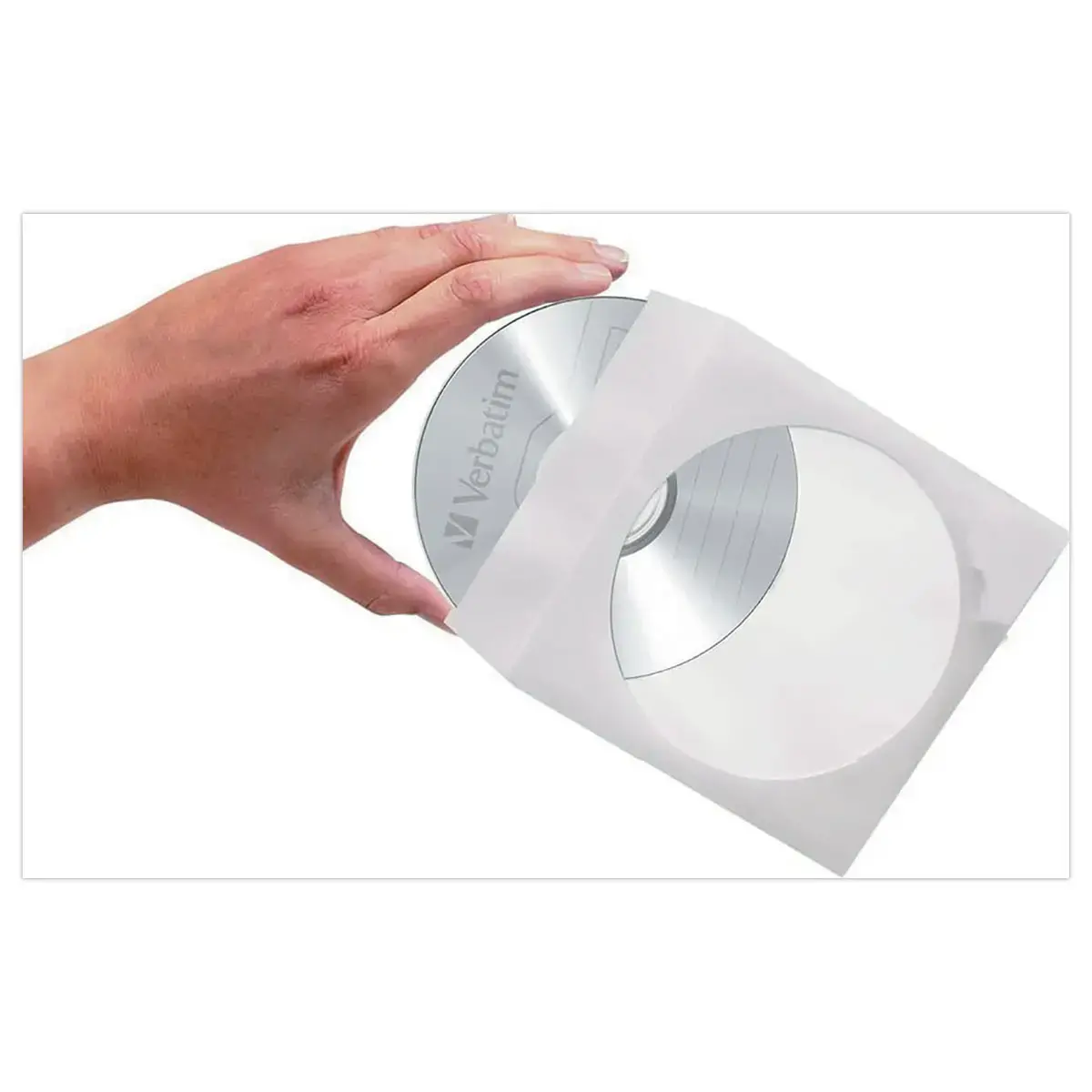 100 Pochettes CD/DVD papier