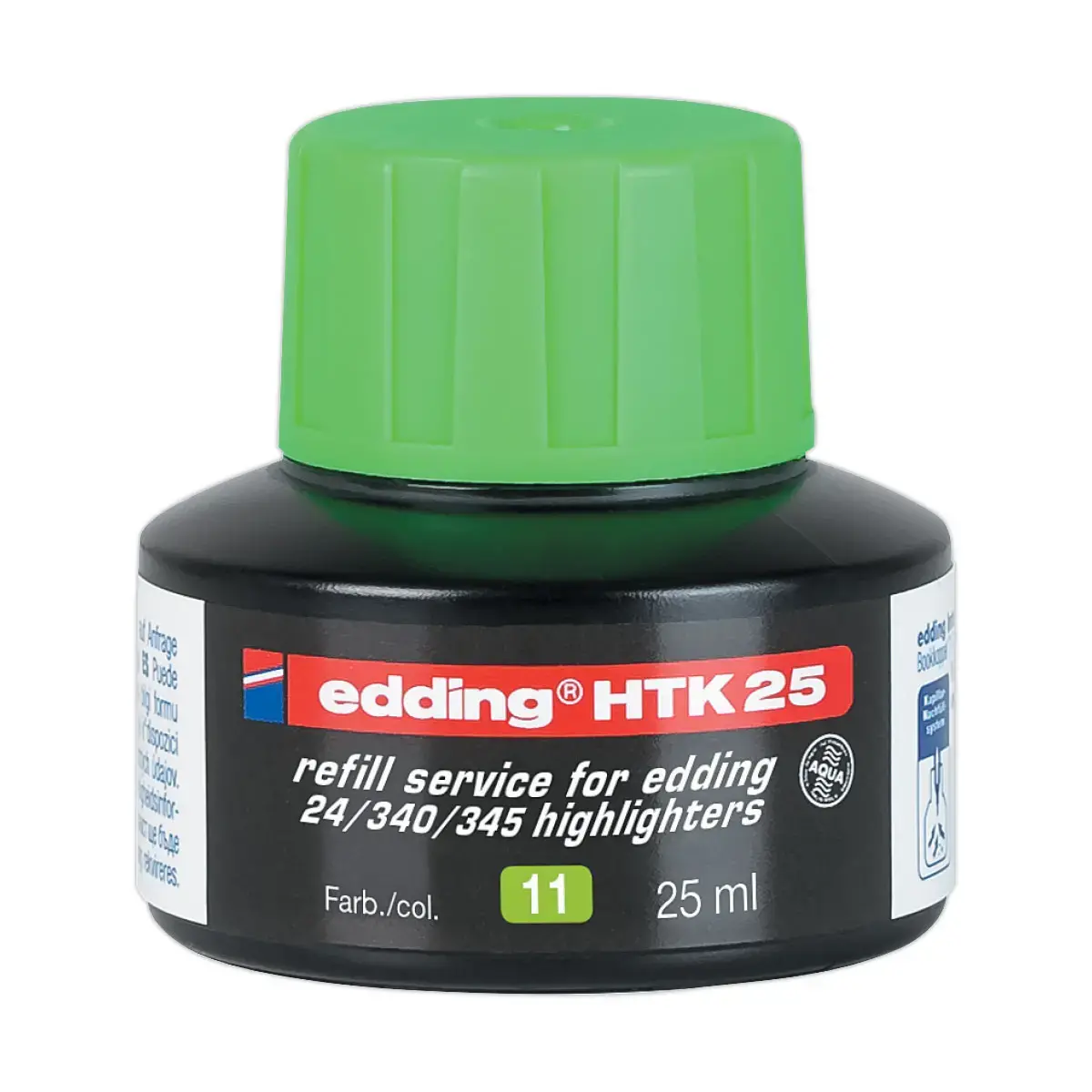 Recharge surligneur EDDING - Ecoline E24 - Vert clair