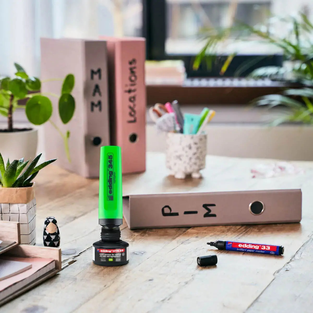 Recharge surligneur Edding - E24 - Vert clair