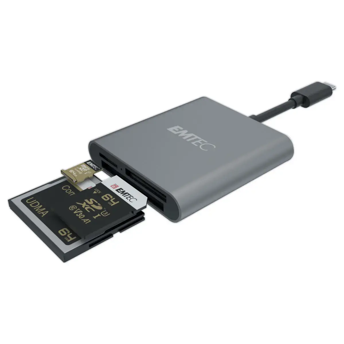 Lecteur de cartes Emtec Type-C Pro T610C