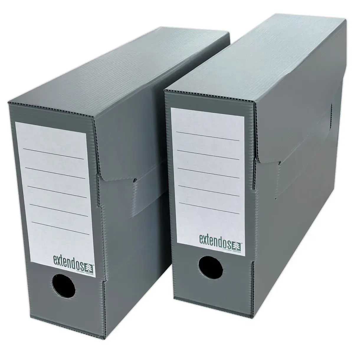 10 boîtes d'archives polypropylène recyclé