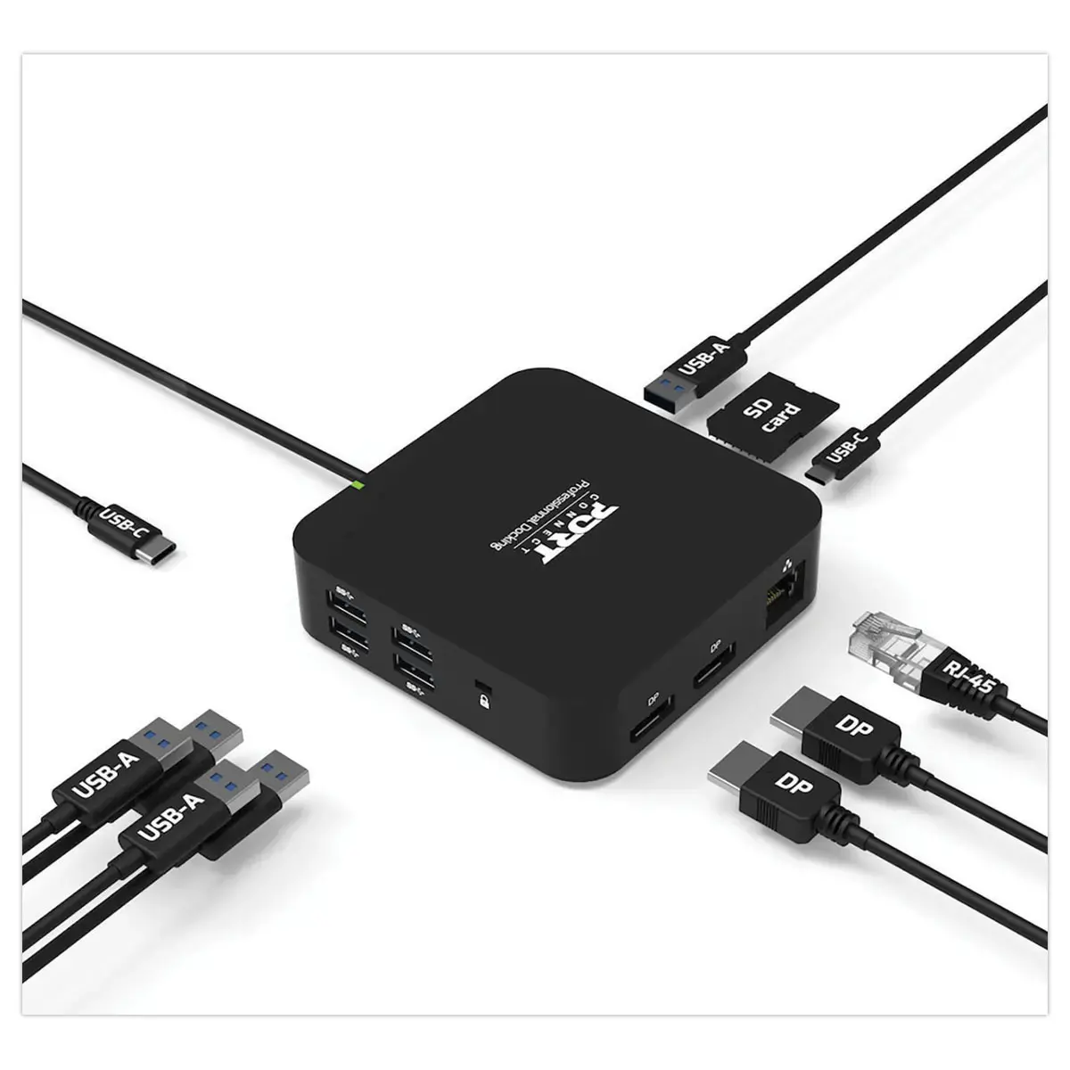 Station d'accueil USB-C de voyage 2X4K 