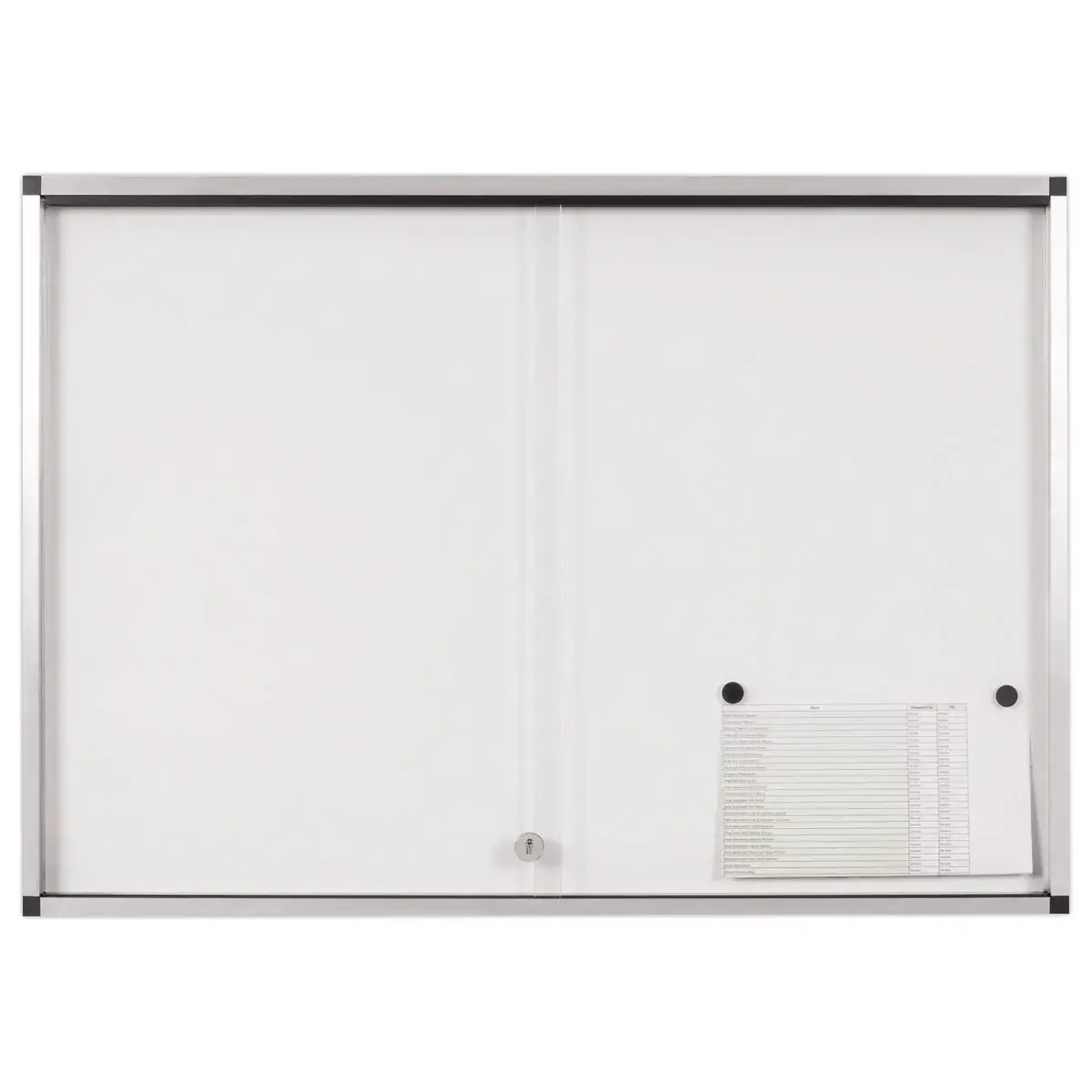 Vitrine d'intérieur extra plate portescoulissantes 18A4