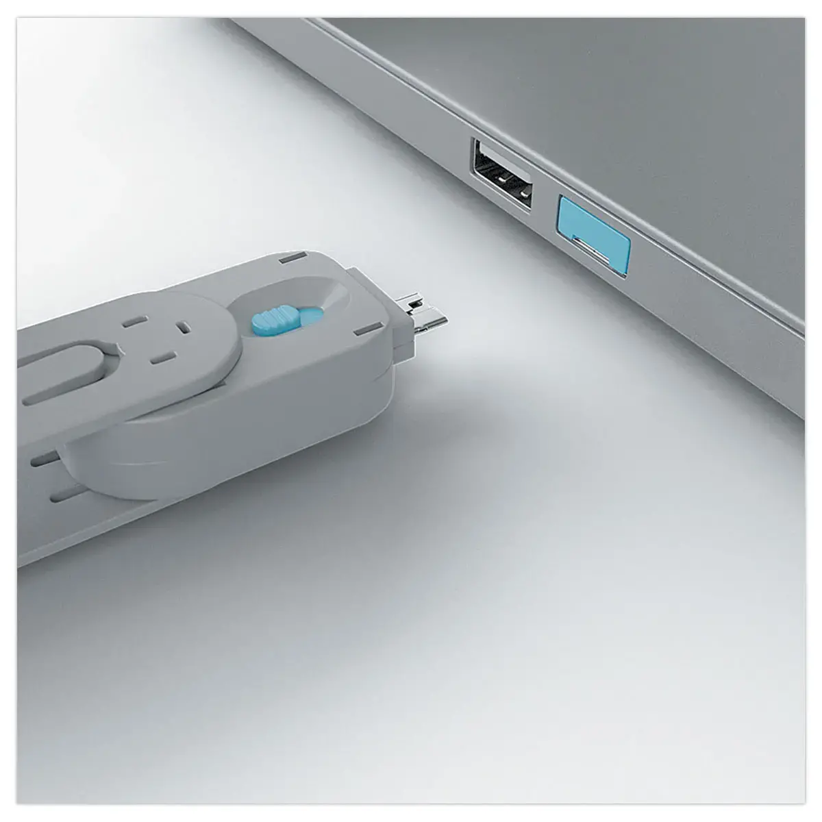 Cl&eacute; pour bloqueurs de port USB Type A - 4 verrous - Bleu - LINDY 