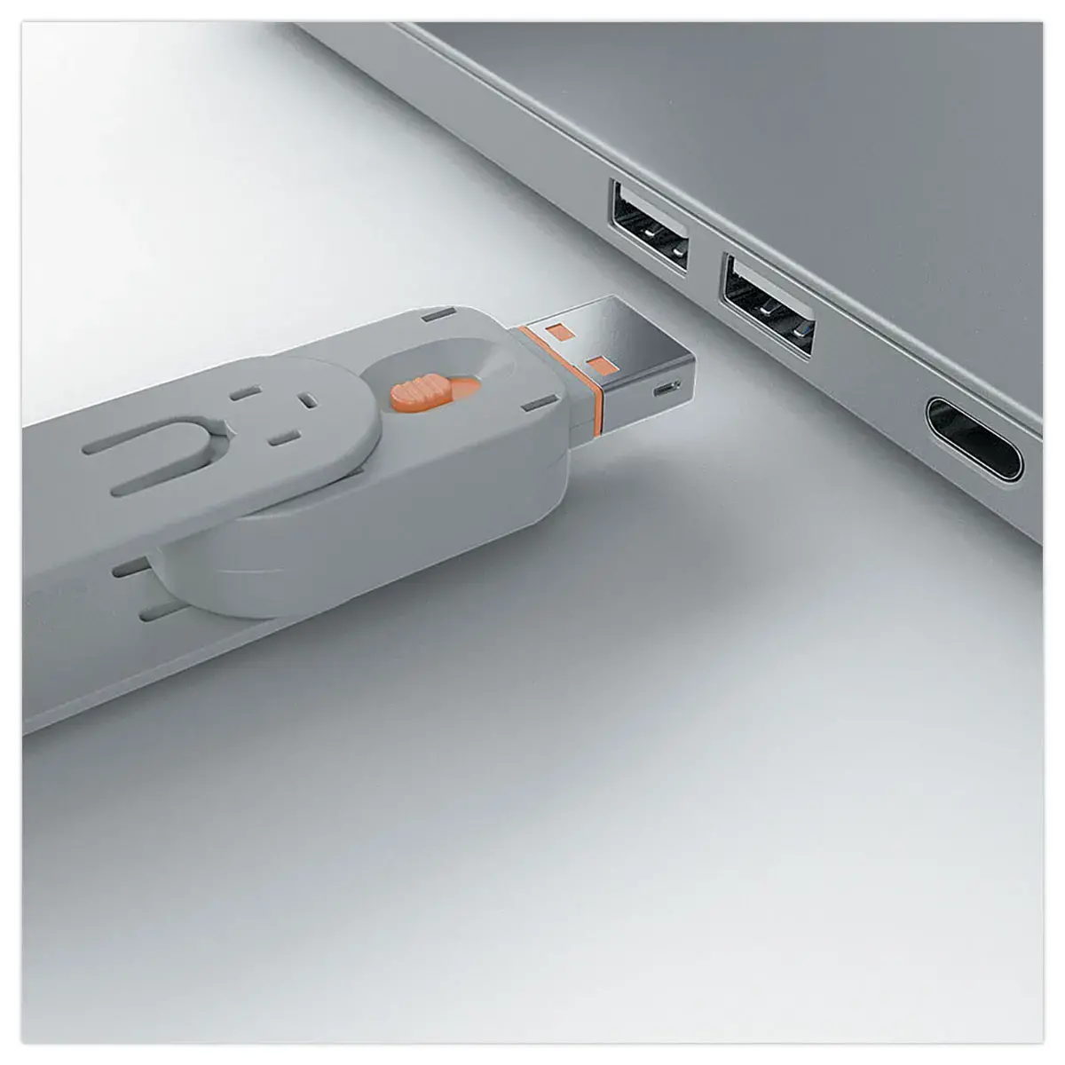 Clé pour bloqueurs de port USB Type A - 4 verrous - Orange - LINDY