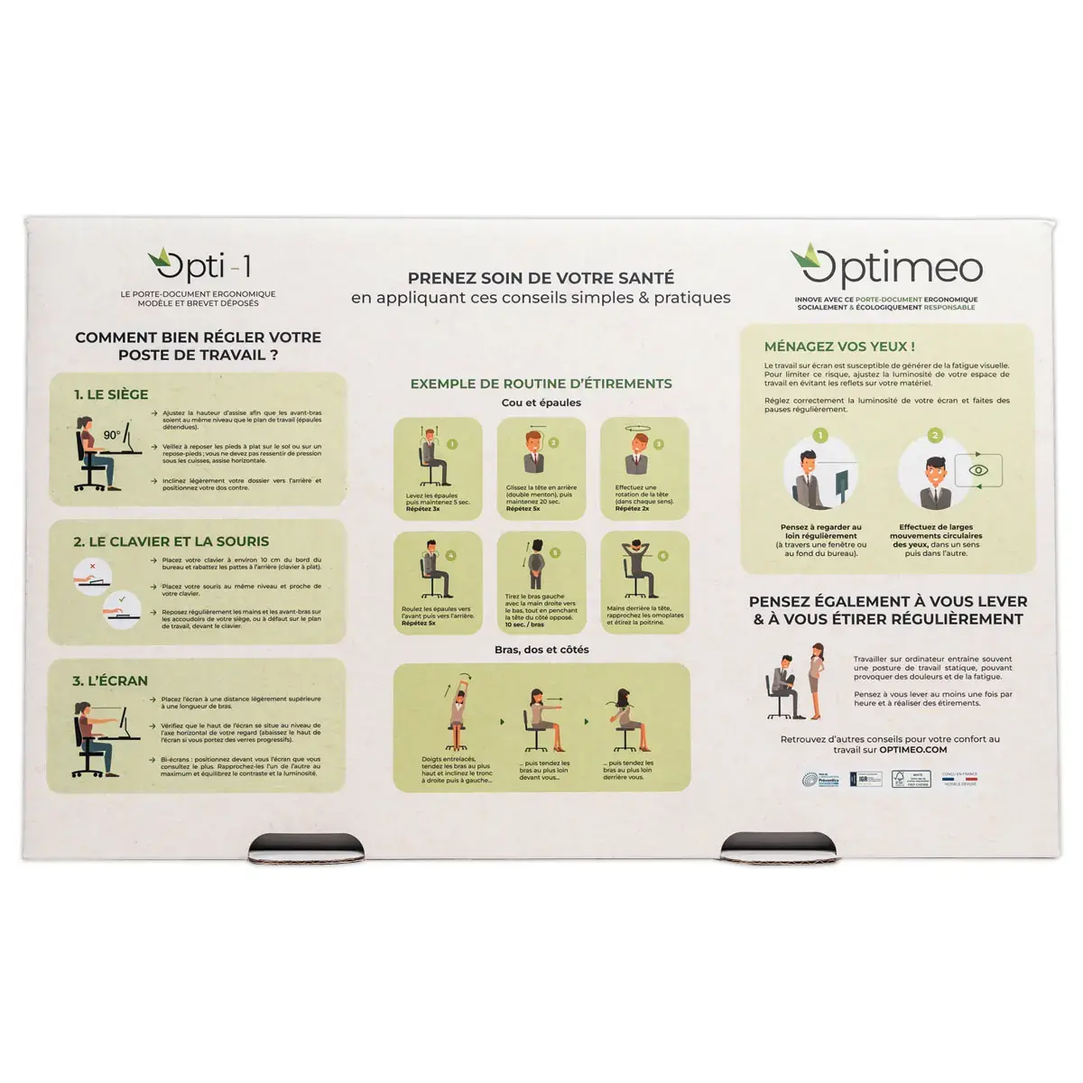 Porte-document ERGO OPTI-1 - Optimeo 