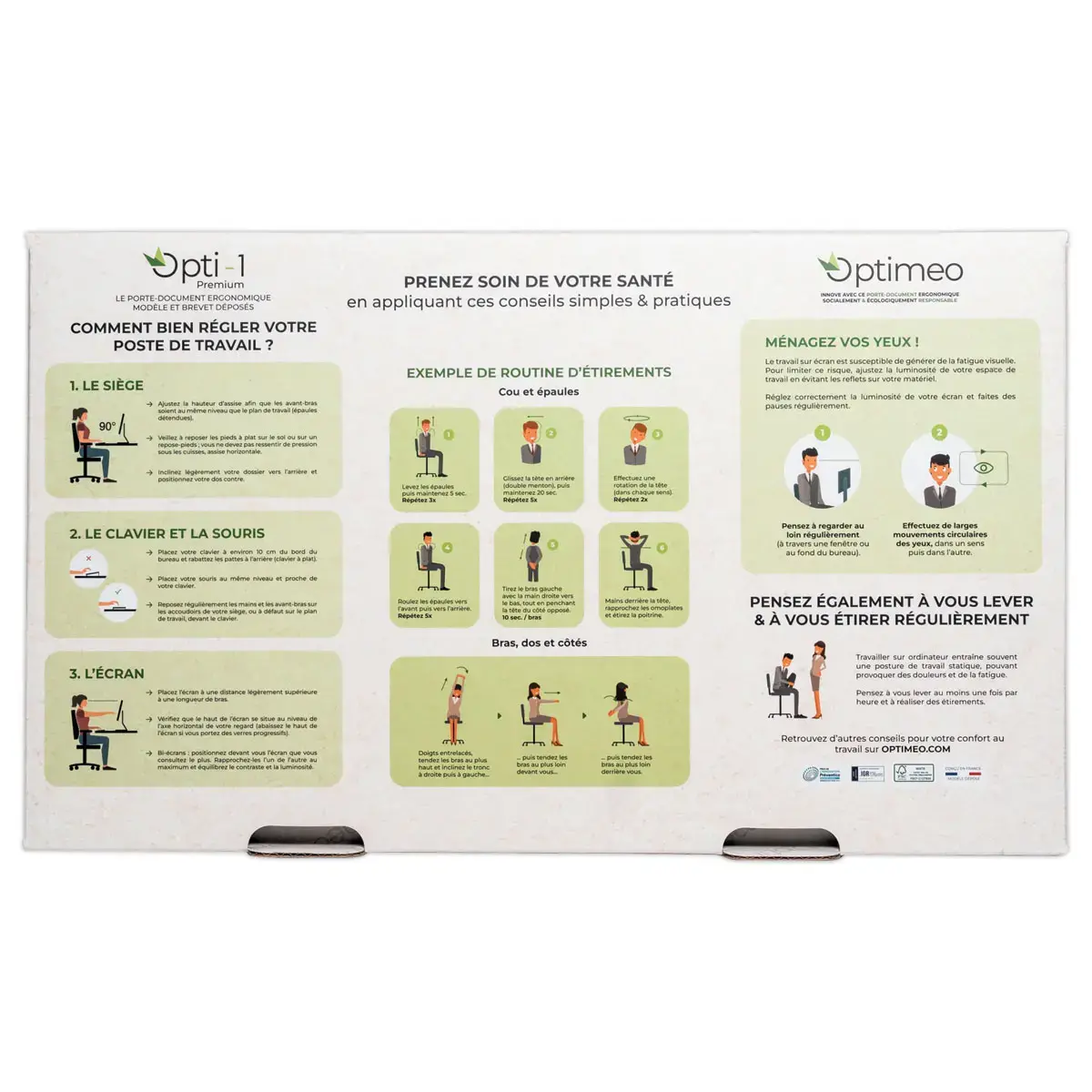 Porte-document ERGO OPTI-1 PREMIUM - Optimeo 