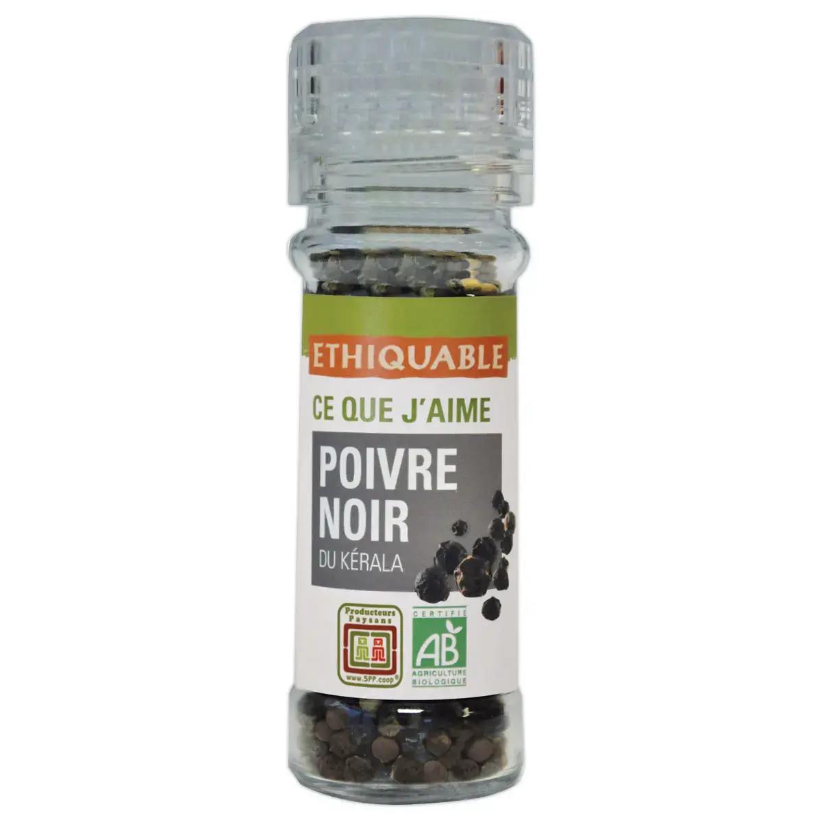 Poivre noir Keral BIO 55g - ETHIQUABLE 