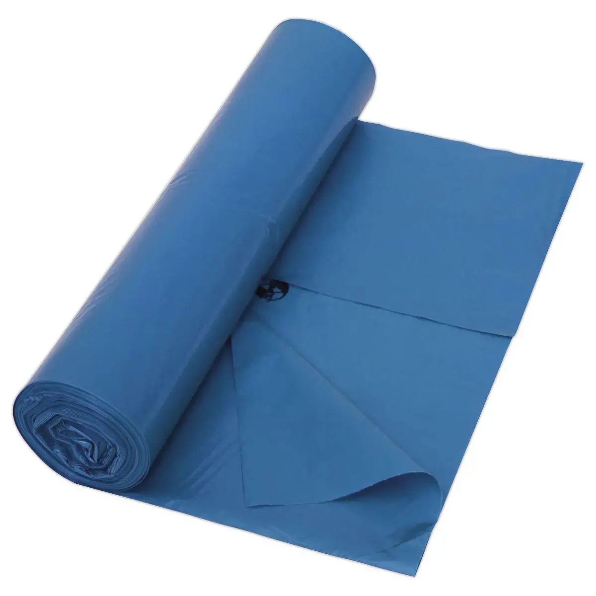 Sac poubelle 65 + 50 x 135 cm, 240 litres, bleu