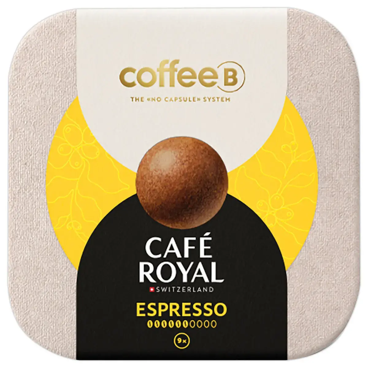 Bo&icirc;te de 9 boules Coffee B - Cafe Royal -Expresso 