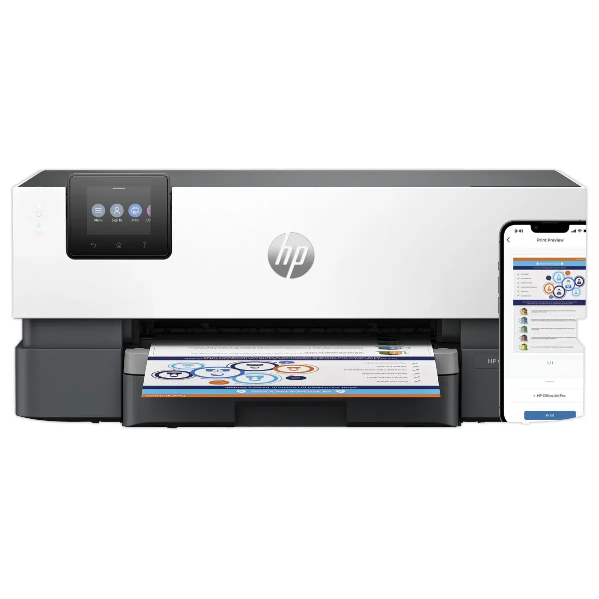 Imprimante Officejet Pro 9110b - Jet d'encre - HP